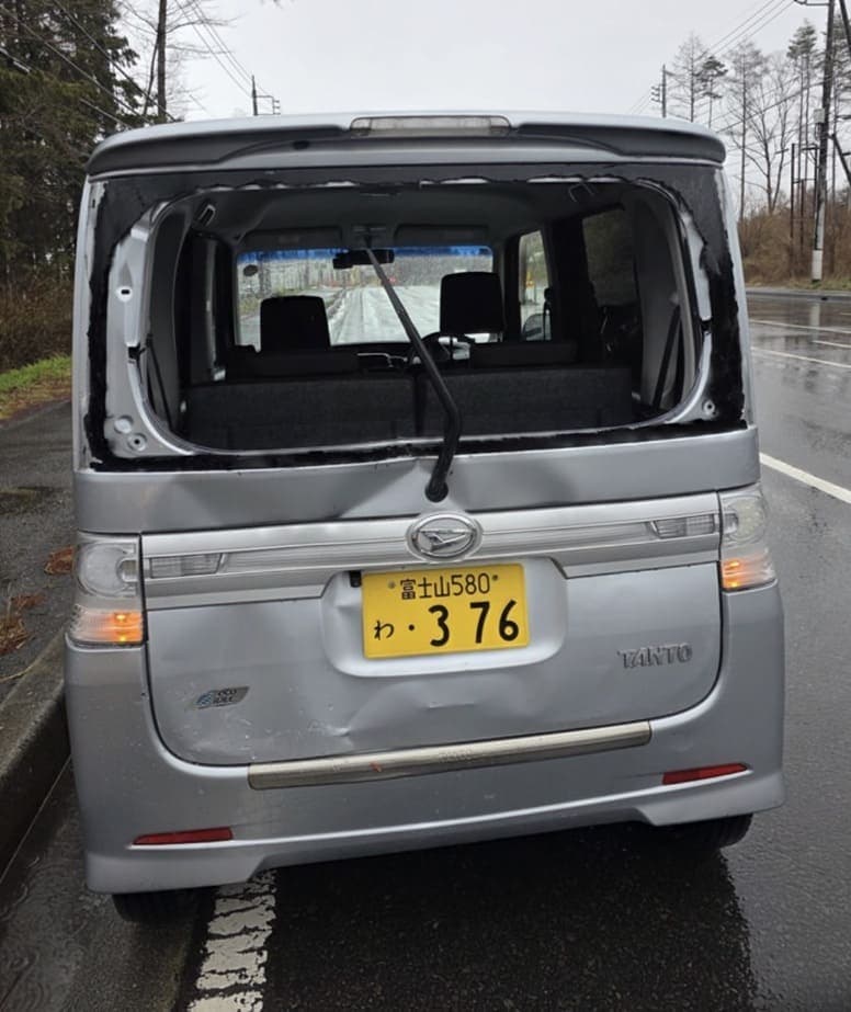 Actual accident case involving one of our rental cars